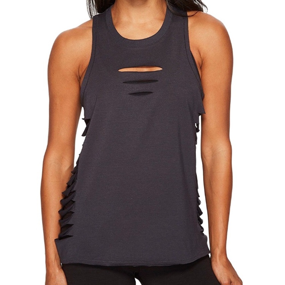 🔥black alo cut it out tank top🔥